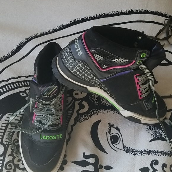 Lacoste High Top Glow in the Dark Sneaker - Picture 2 of 8